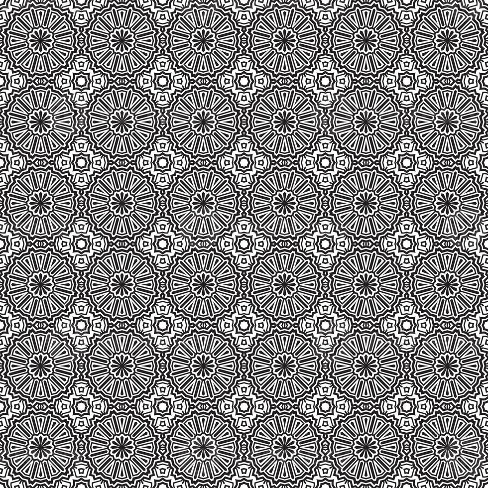 Classic batik seamless pattern background geometric mandala wallpaper. elegant traditional floral motif photo