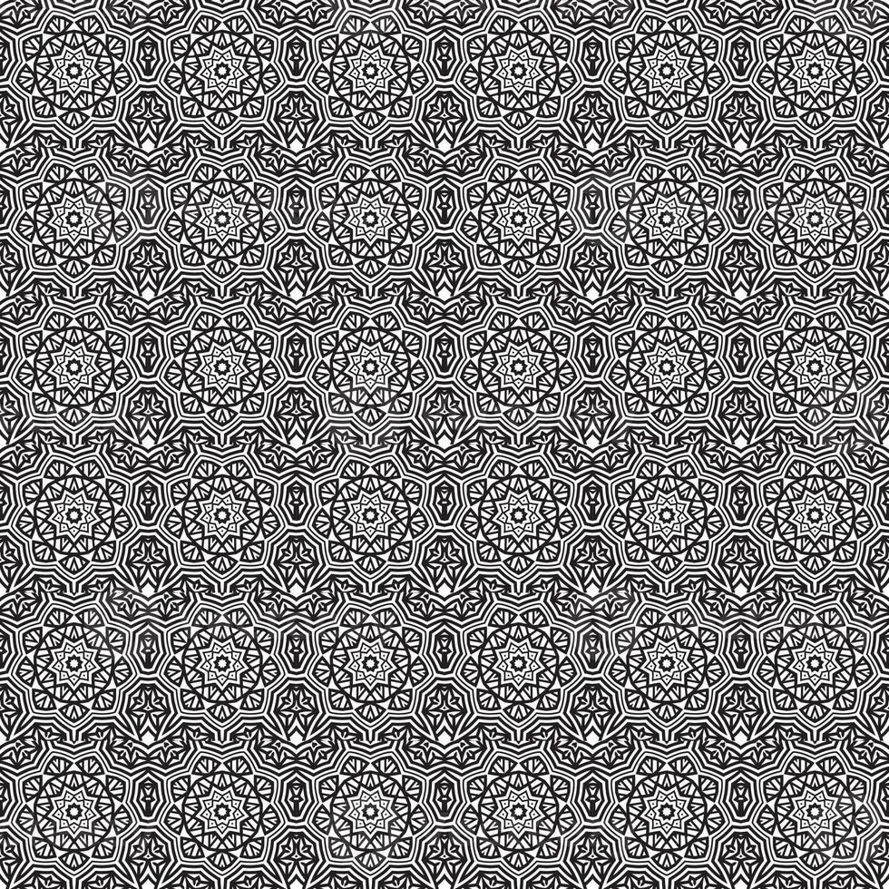 Classic batik seamless pattern background geometric mandala wallpaper. elegant traditional floral motif photo