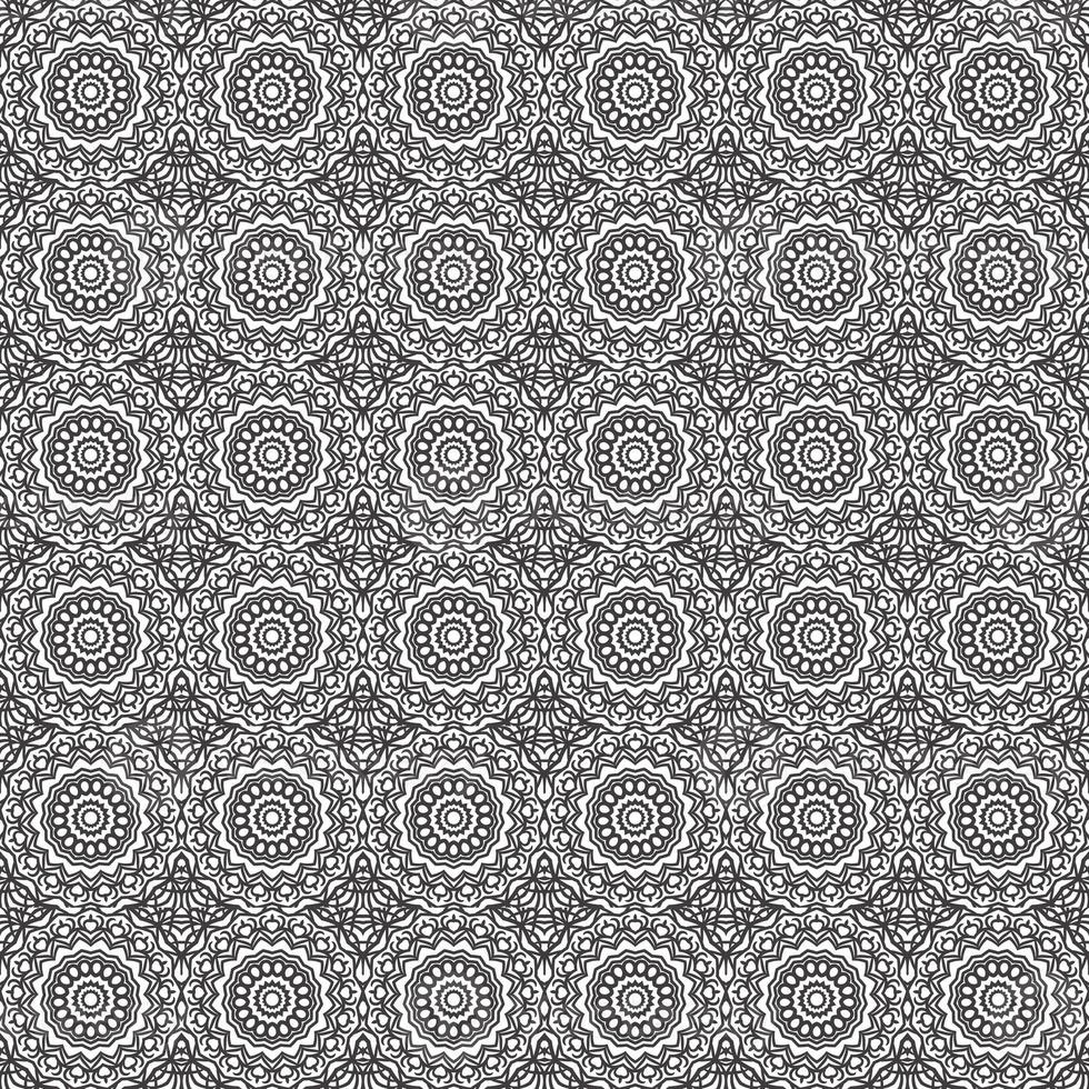 Classic batik seamless pattern background geometric mandala wallpaper. elegant traditional floral motif photo