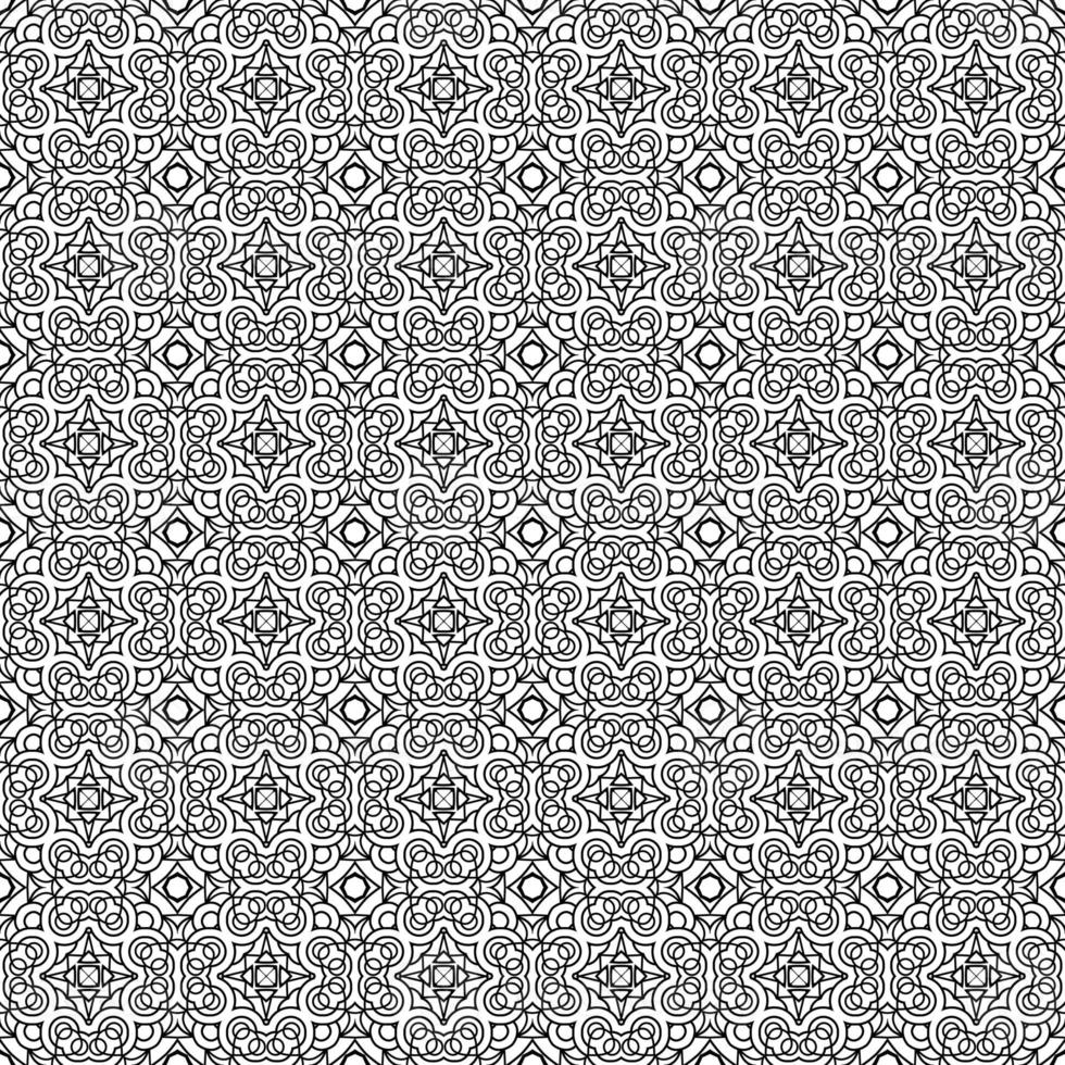 Classic batik seamless pattern background geometric mandala wallpaper. elegant traditional floral motif photo