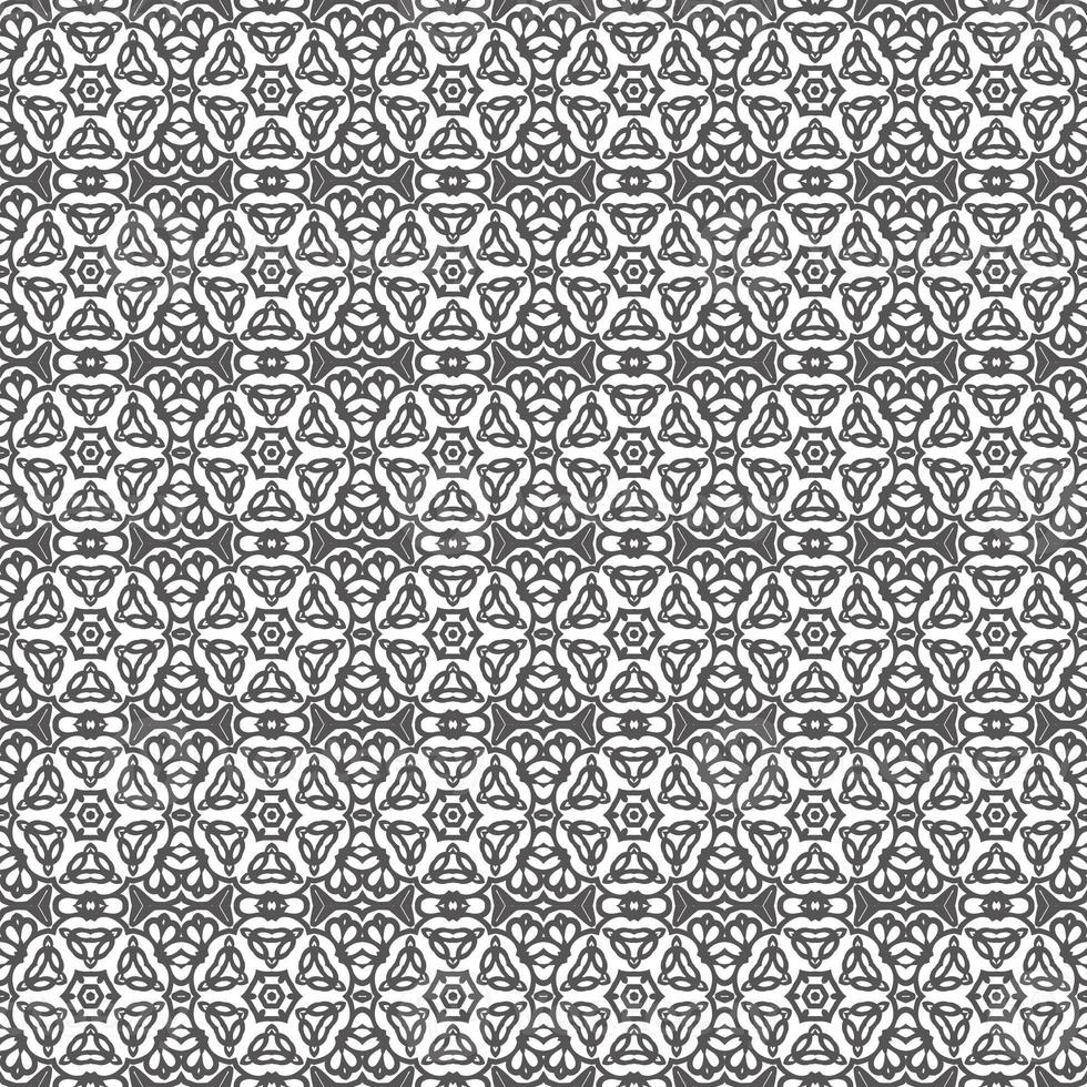 Classic batik seamless pattern background geometric mandala wallpaper. elegant traditional floral motif photo