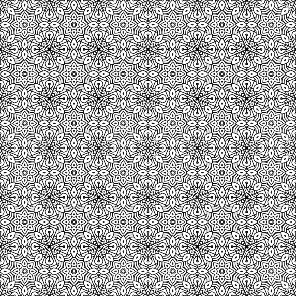 Classic batik seamless pattern background geometric mandala wallpaper. elegant traditional floral motif photo