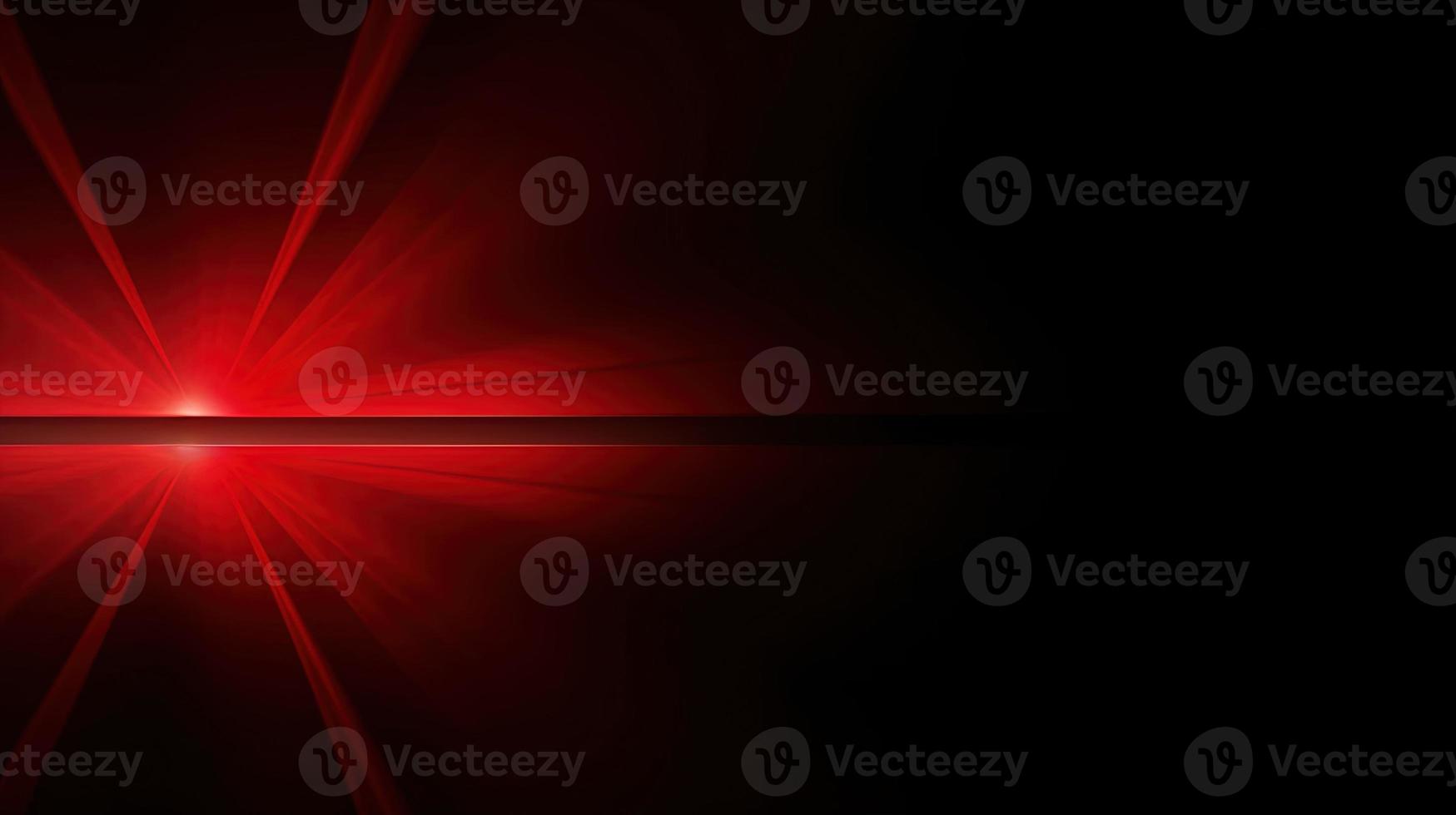 Abstract red light on black background with copy space for your text photo