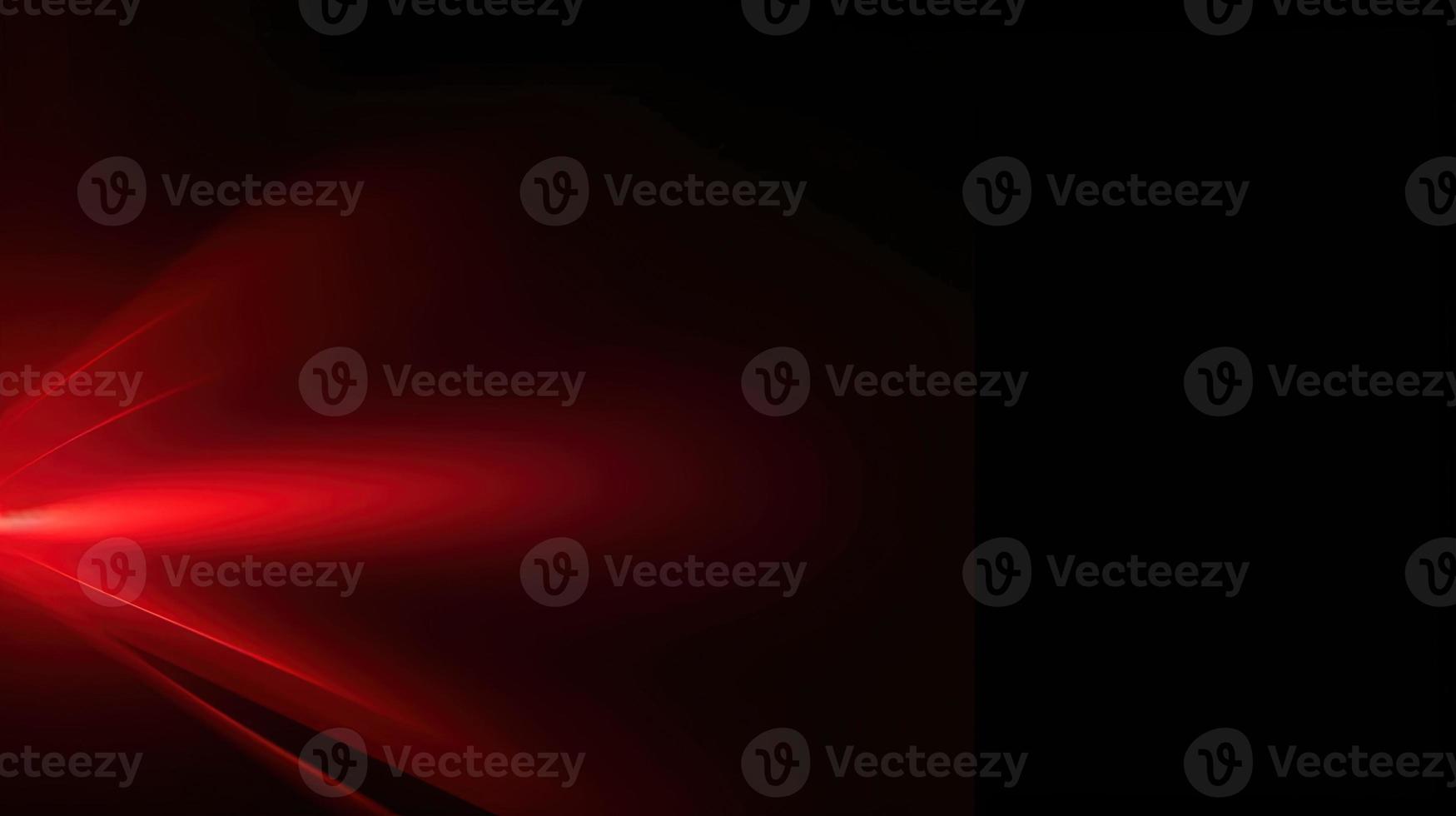 Abstract red light on black background with copy space for your text photo