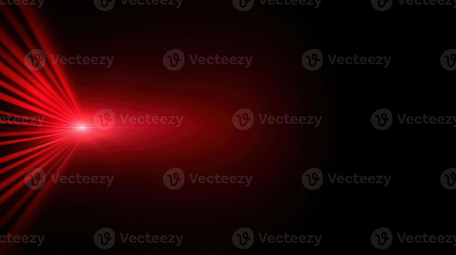 Abstract red light on black background with copy space for your text photo