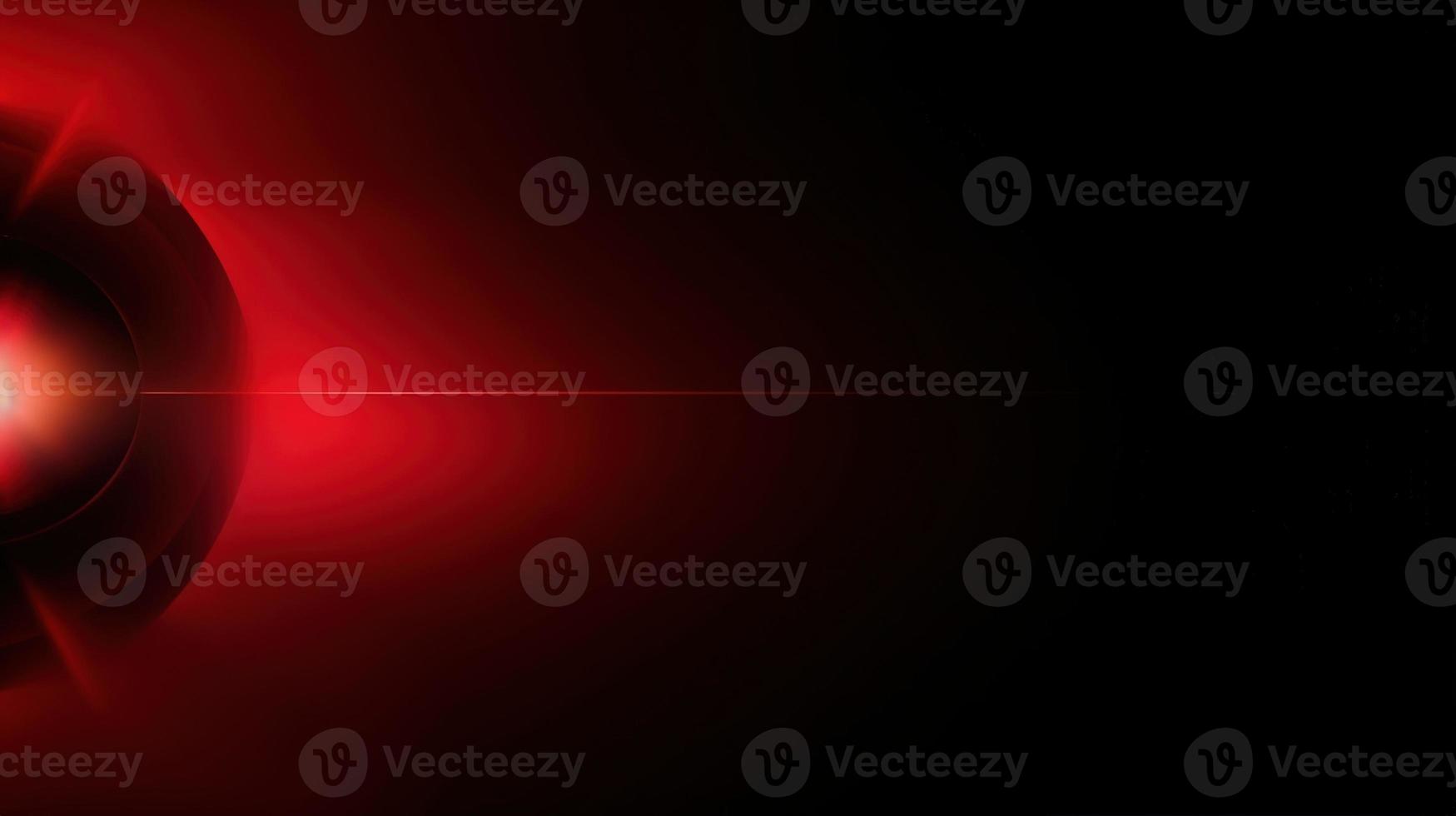 Abstract red light on black background with copy space for your text photo