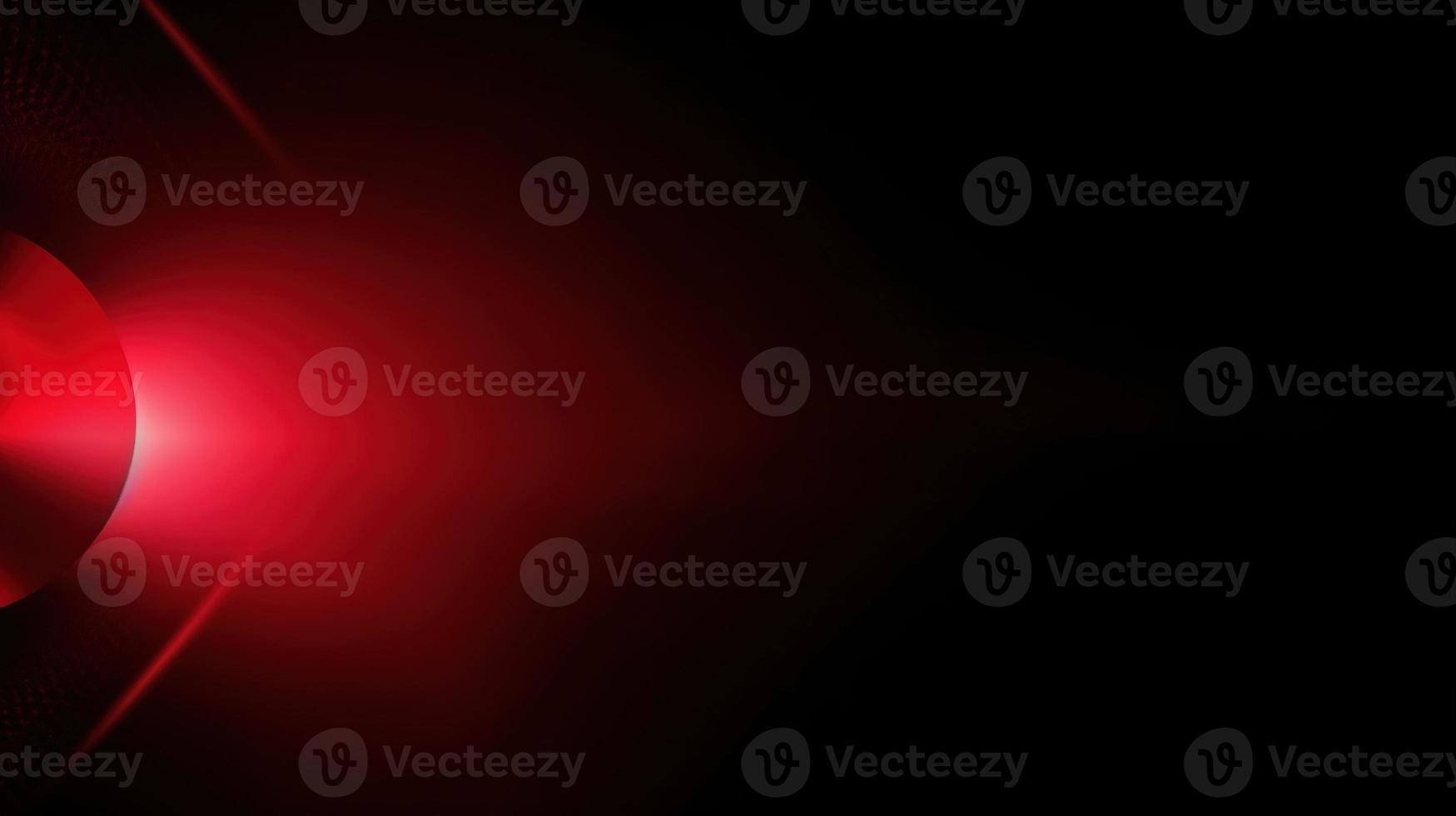 Abstract red light on black background with copy space for your text photo