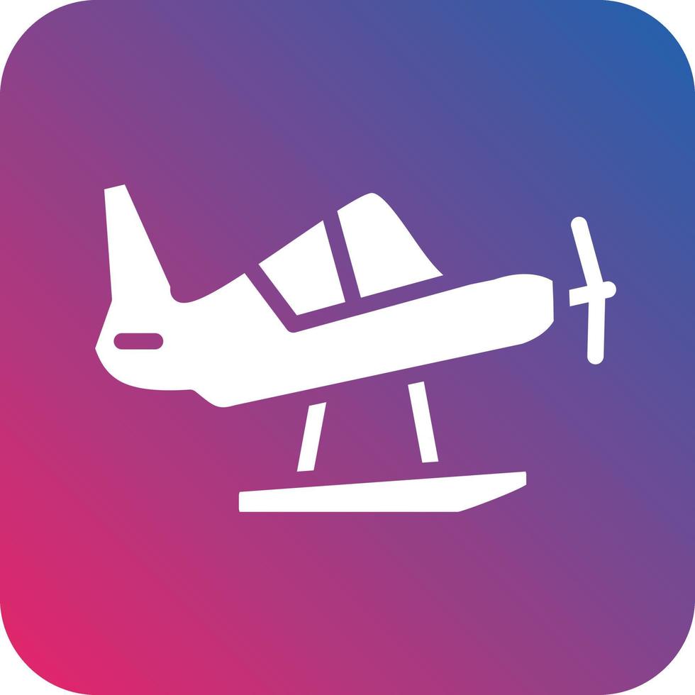 Seaplane Icon Vector Design
