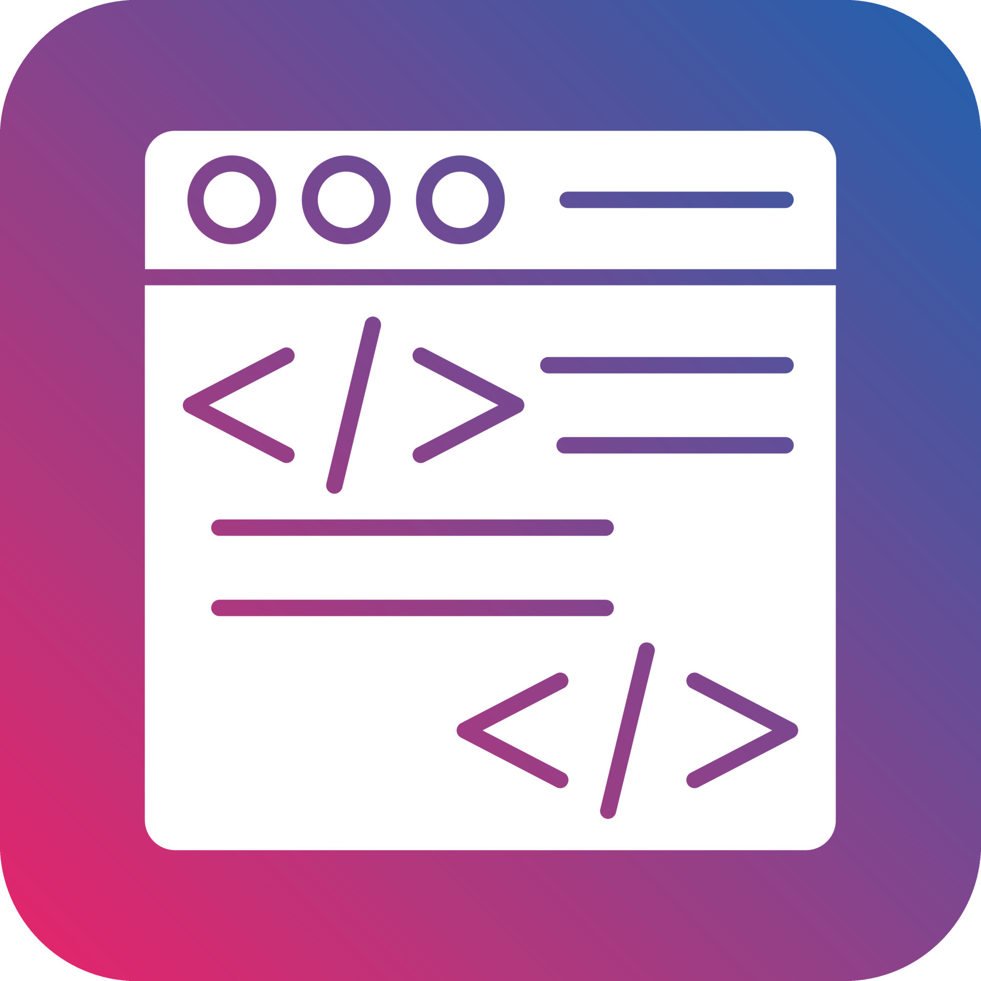 Programming Icon Vector Design 22831256 Vector Art at Vecteezy