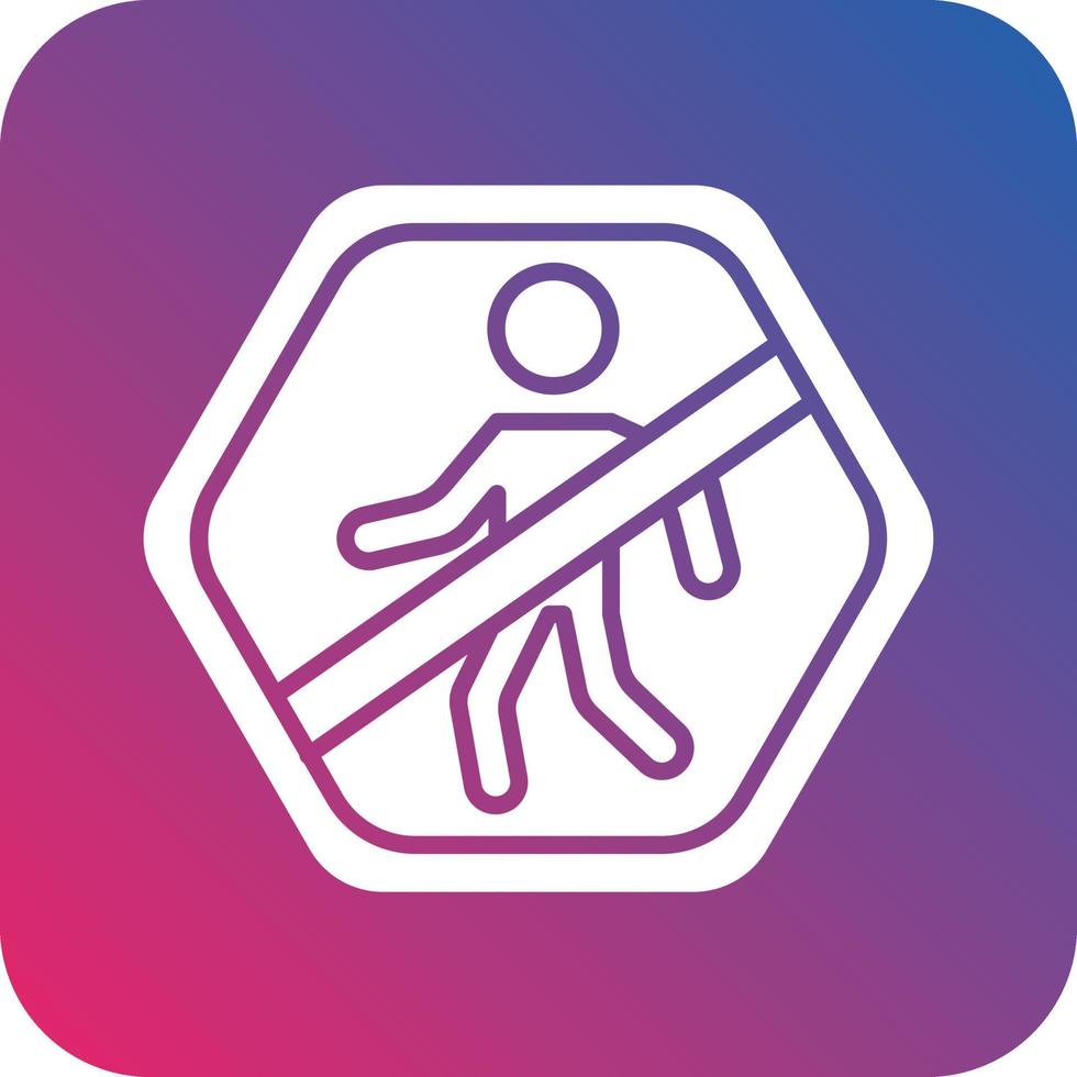 No Entry Icon Vector Design
