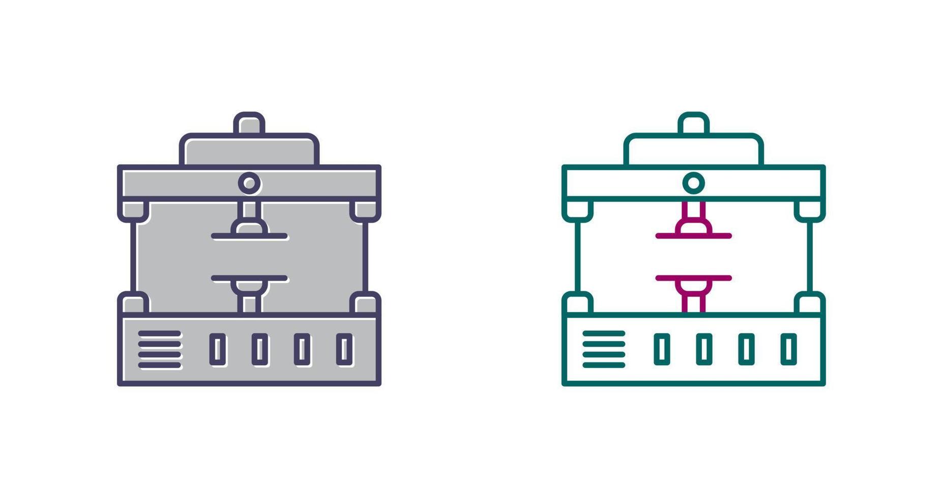 Machine Press Vector Icon