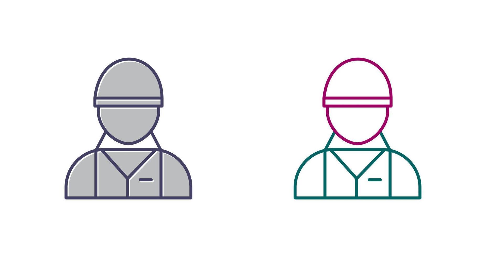 Industry Worker Vector Icon