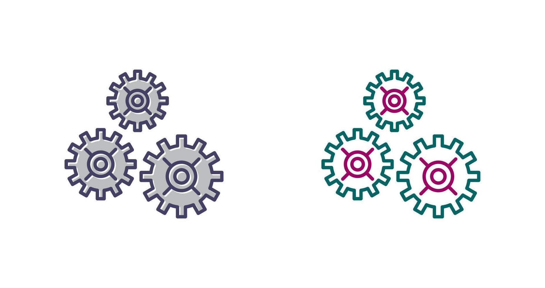 Multiple Cogwheels Vector Icon