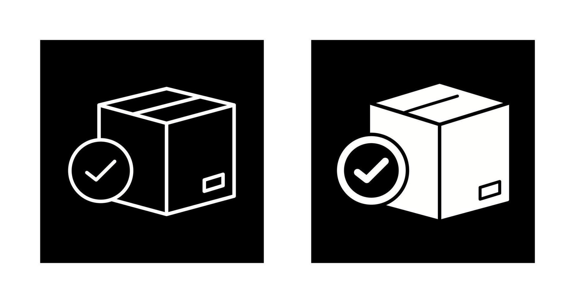 Package Delivered Vector Icon
