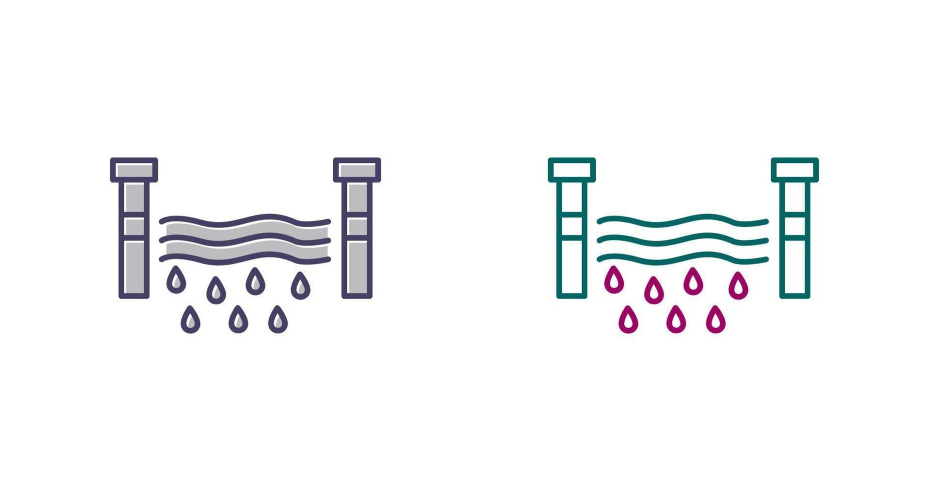 Water Dam Vector Icon