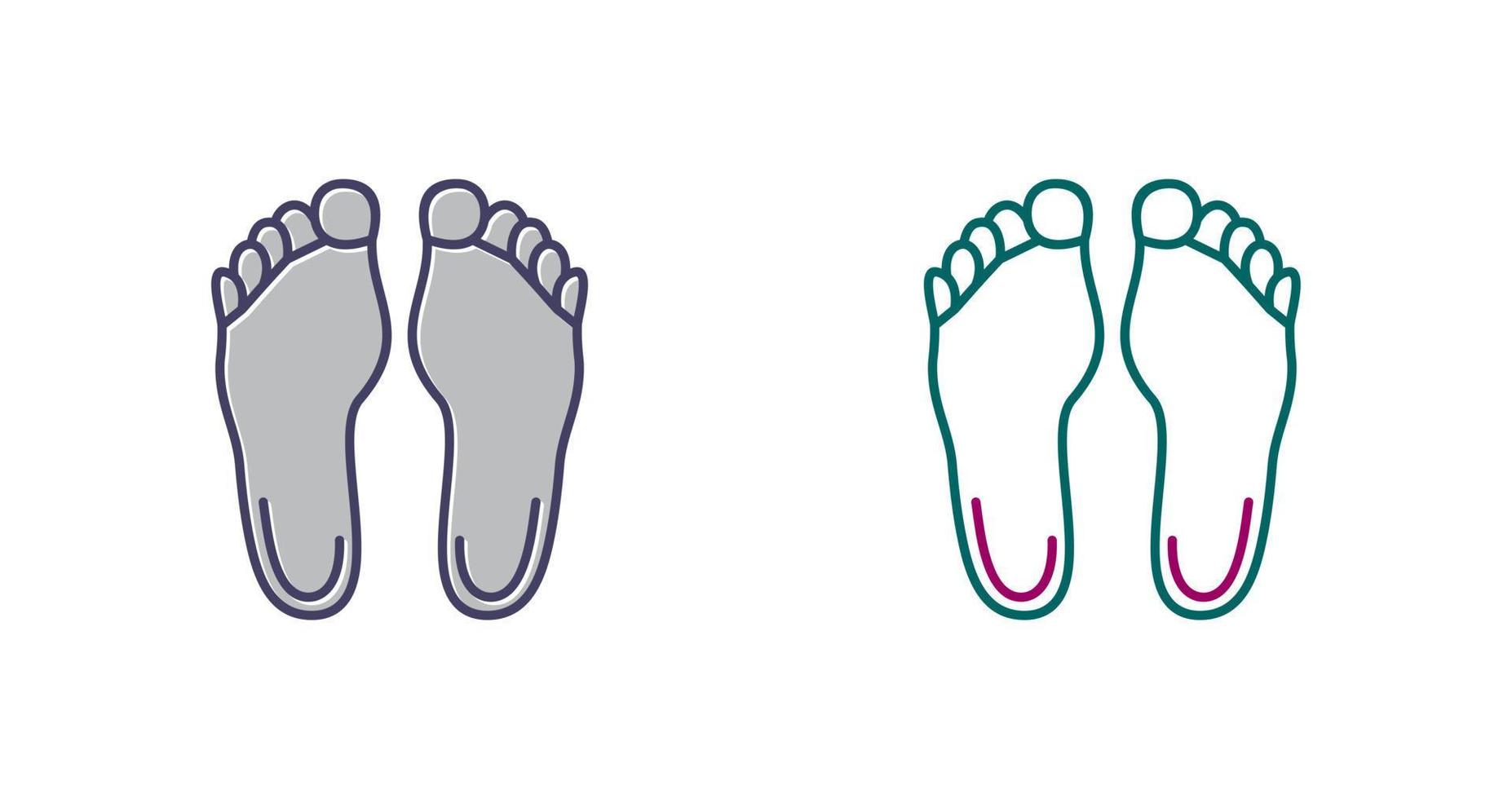 Feet Vector Icon