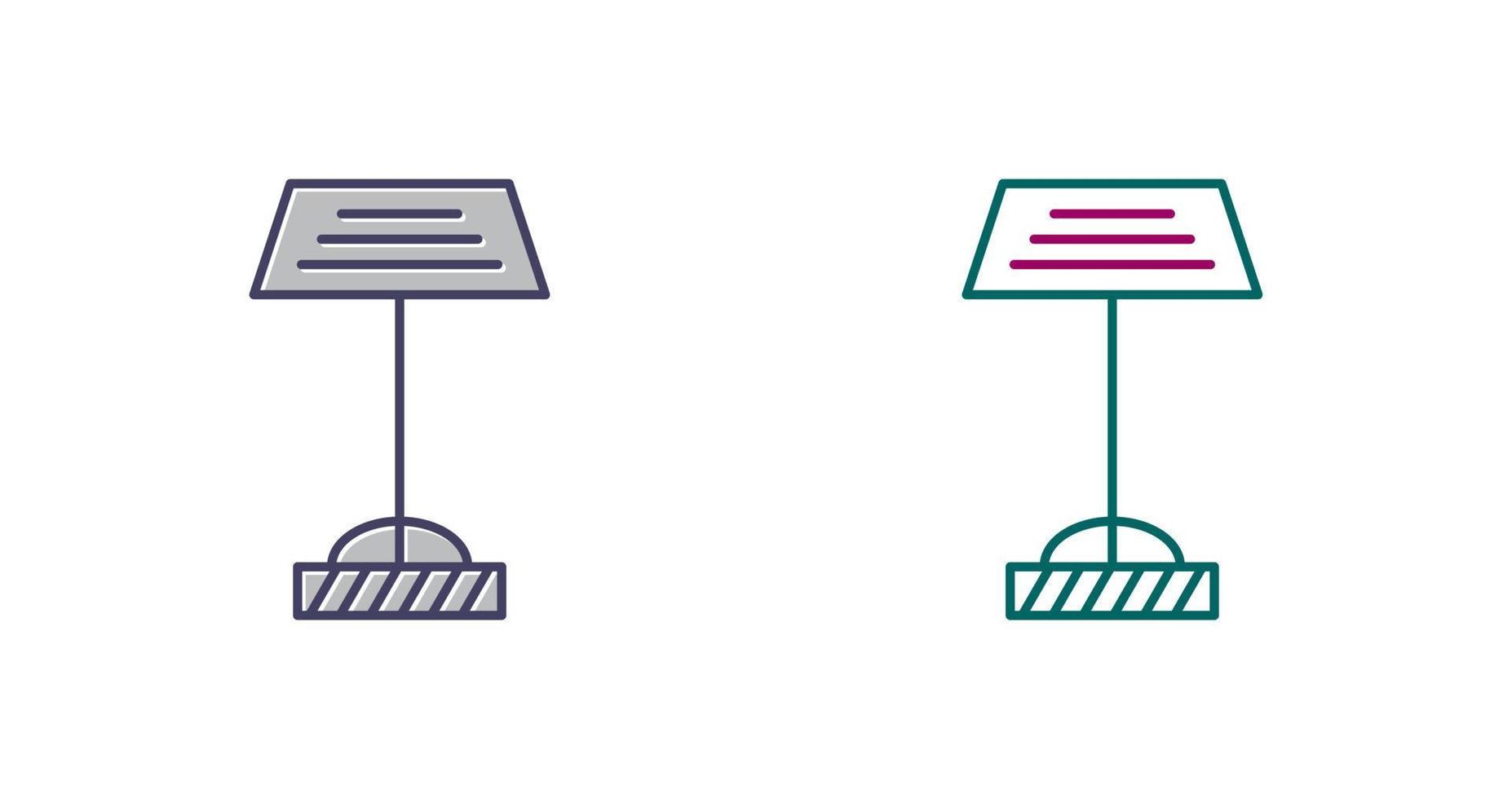 Stand Vector Icon