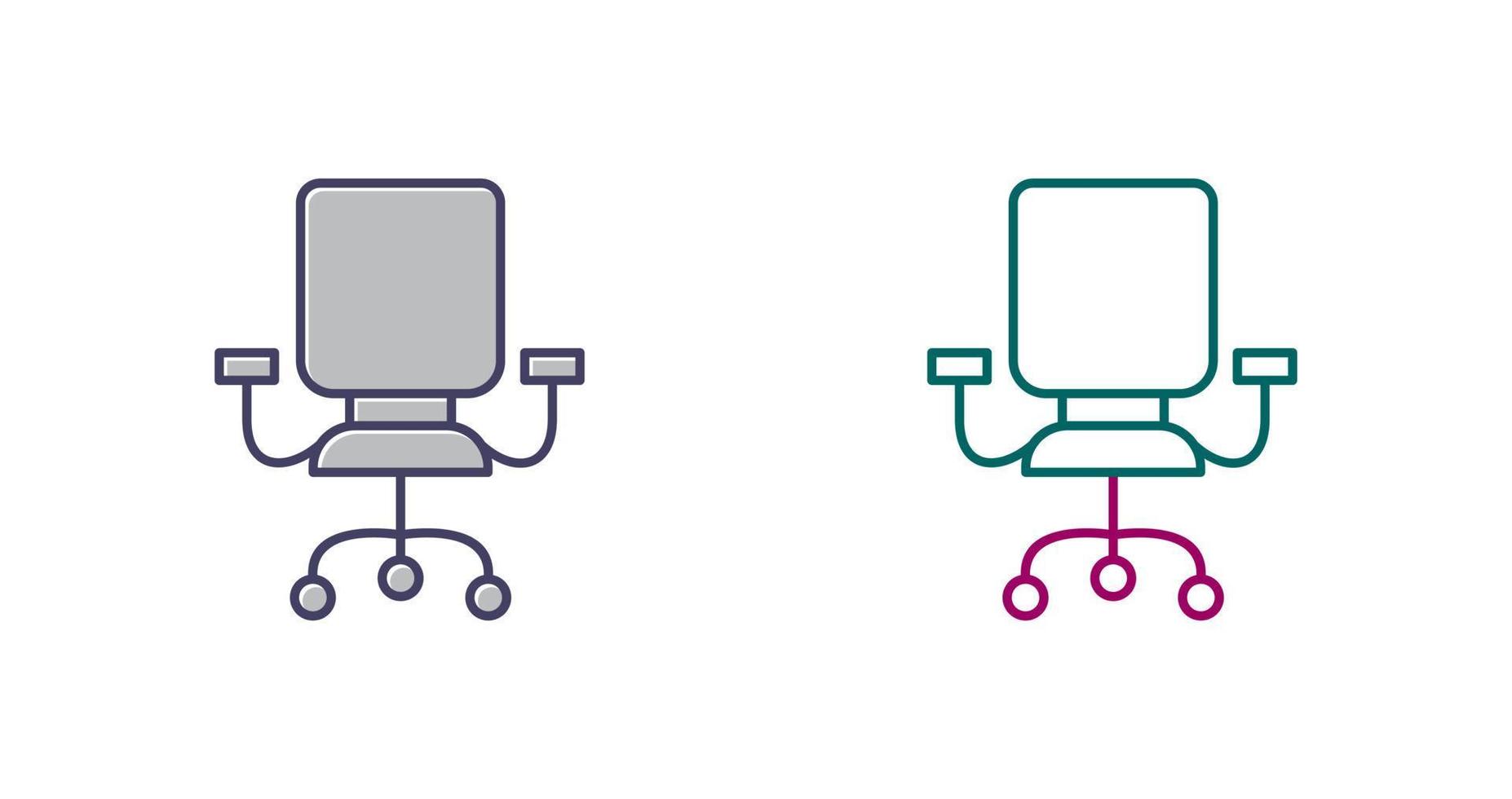 Office Chair Vector Icon