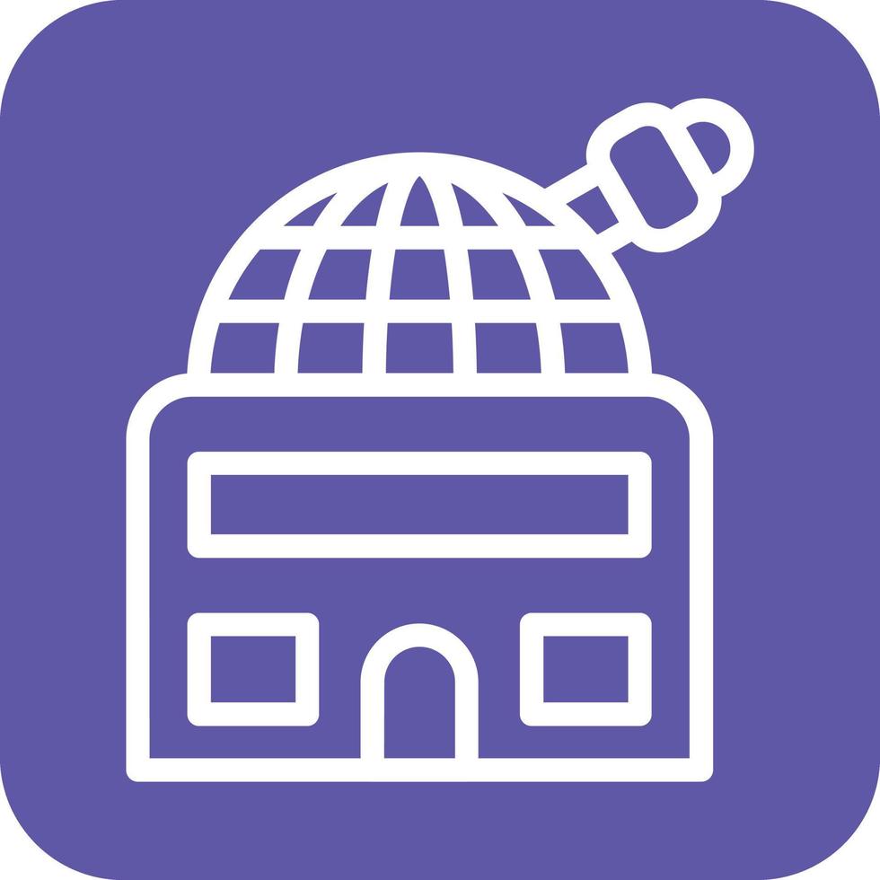 Observatory Icon Vector Design