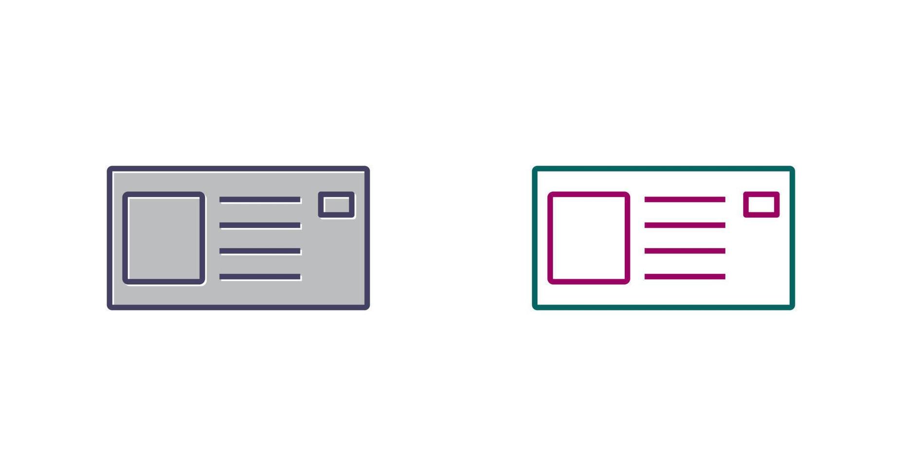 Identity Card Vector Icon