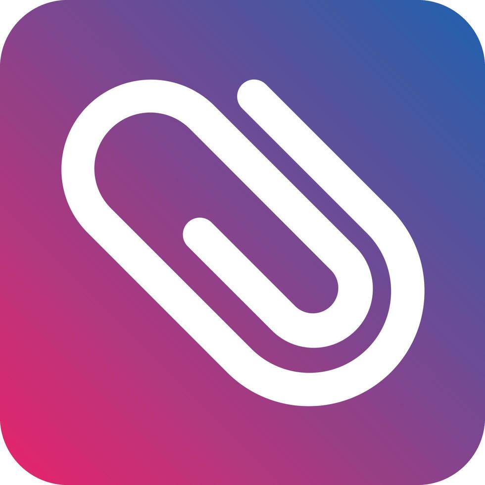 Paperclip Icon Vector Design