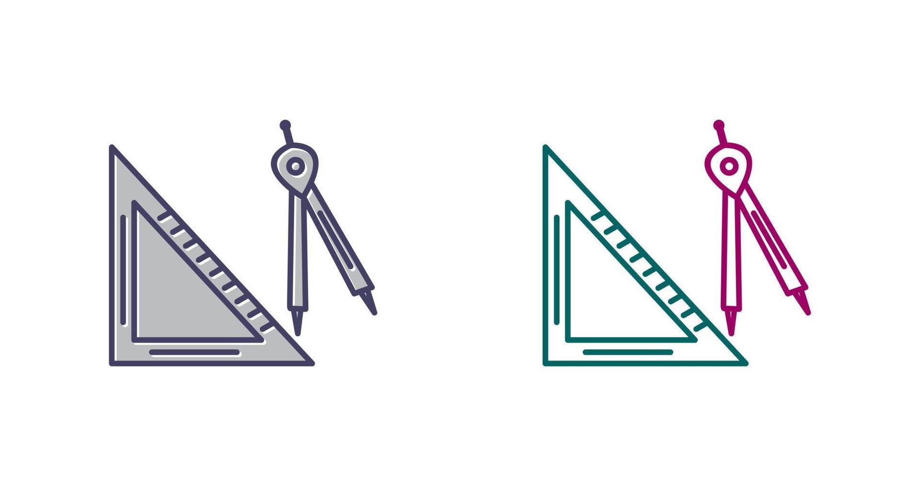 Set Square Vector Icon