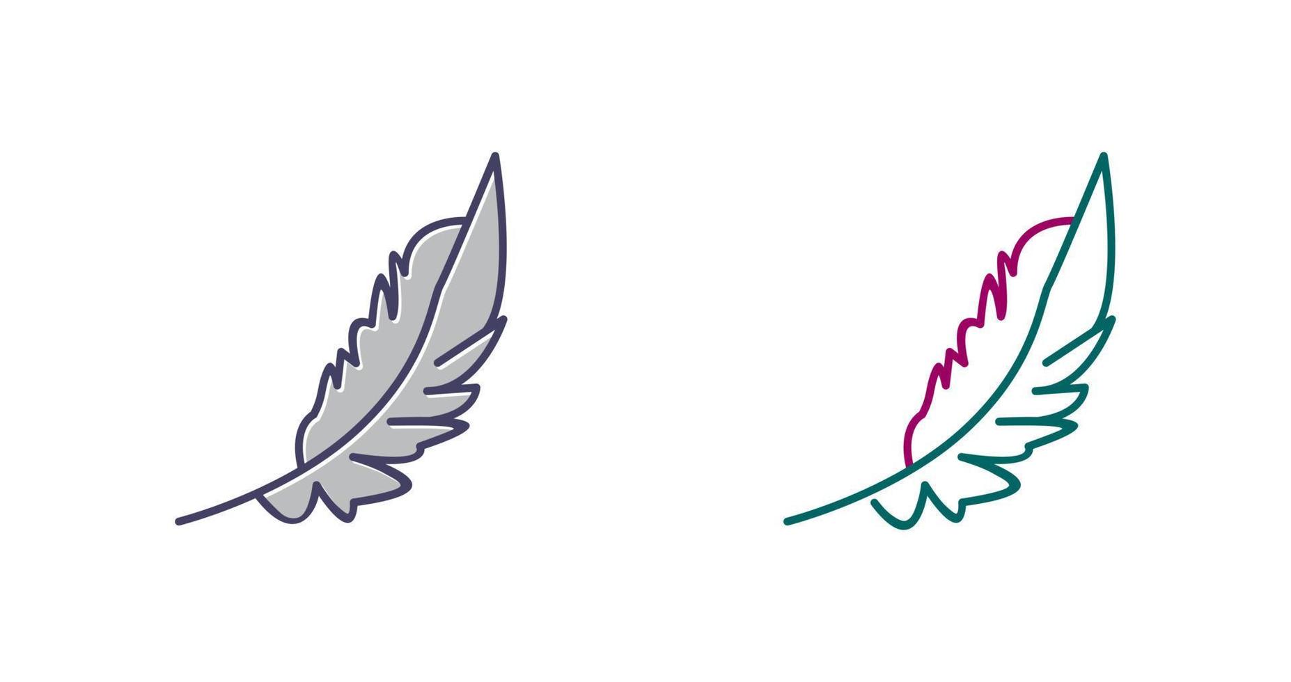 Feather Vector Icon