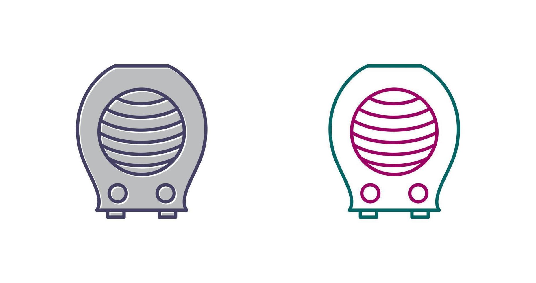 Fan Heater Vector Icon