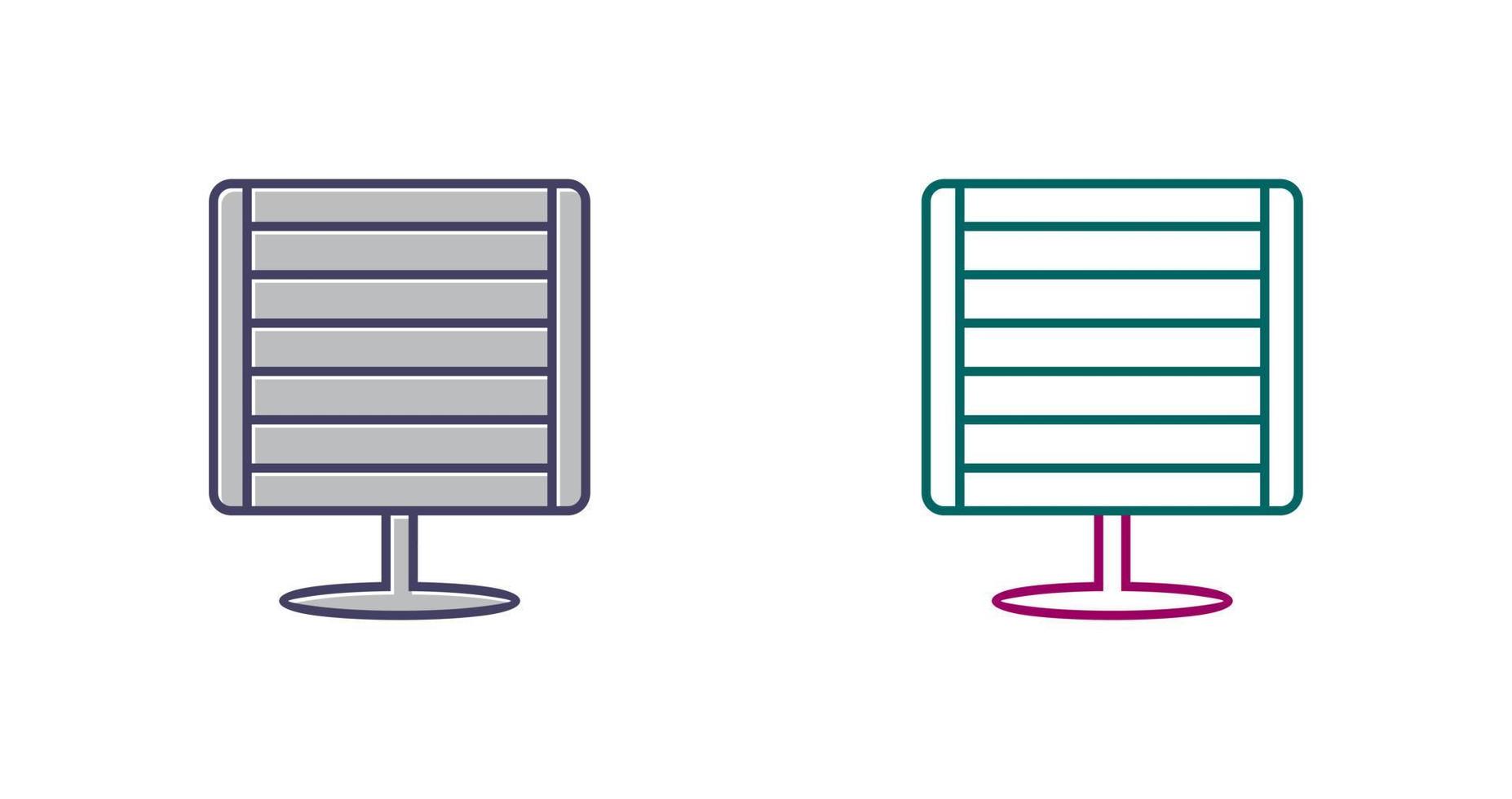 Infrared Heater Vector Icon