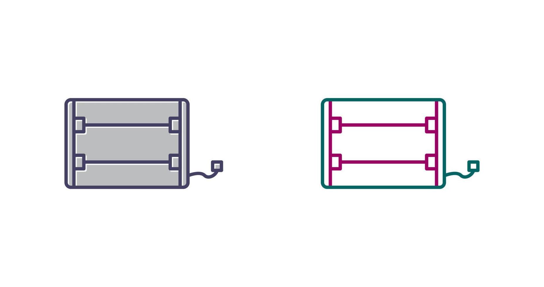 icono de vector de calentador eléctrico