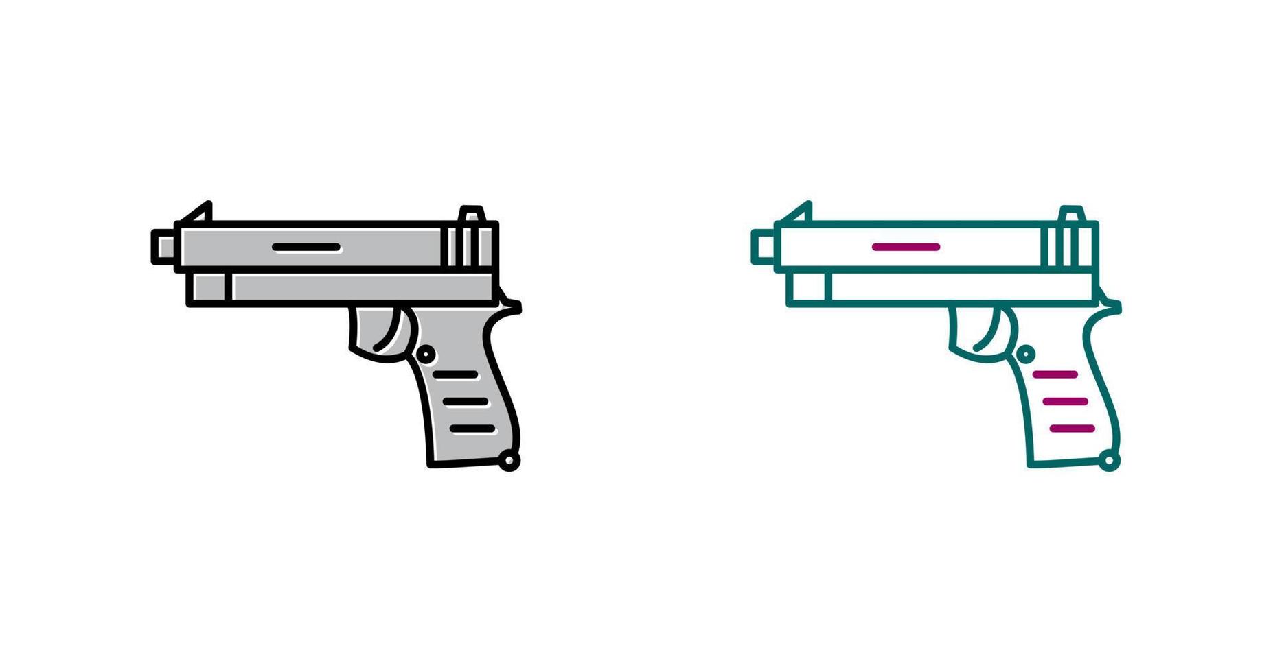 Pistol Vector Icon