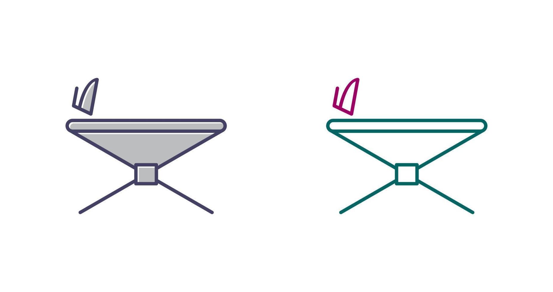 Iron Stand Vector Icon
