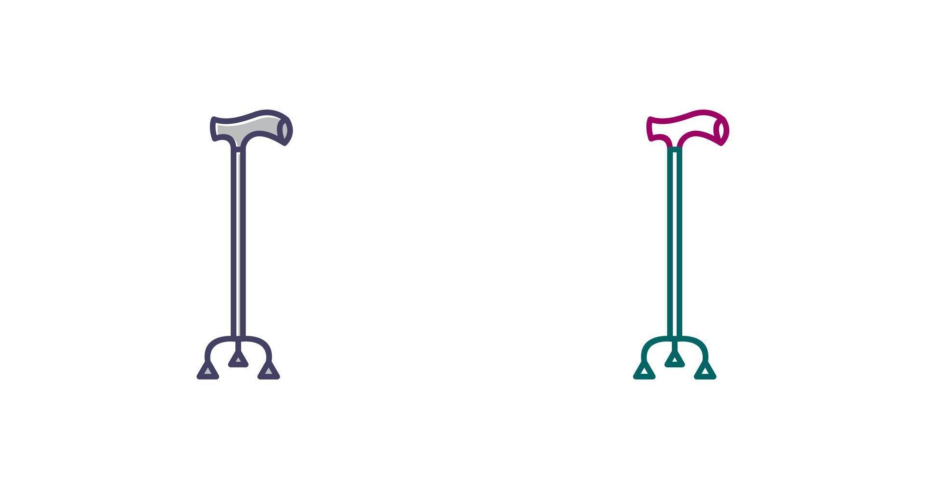 Walking Stick Vector Icon