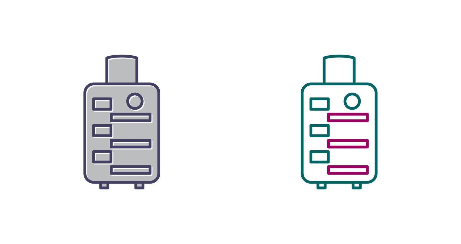 Luggage Bag Vector Icon