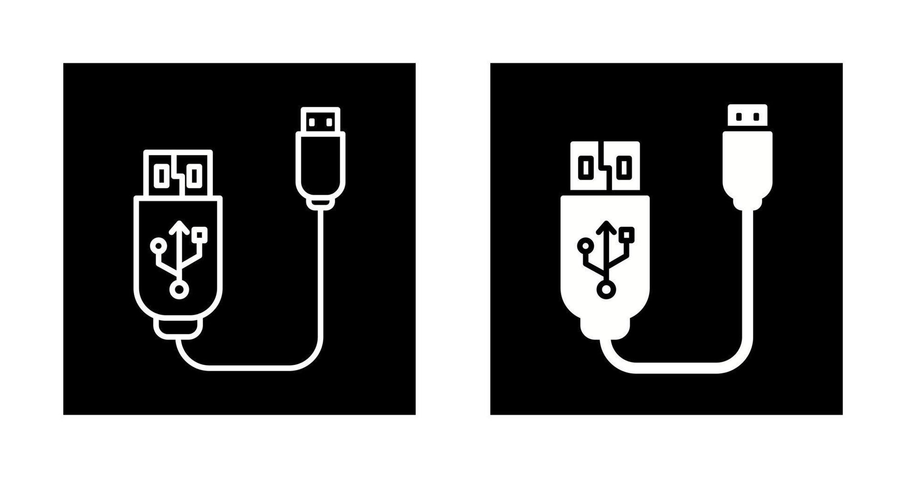 Usb Cable Vector Icon