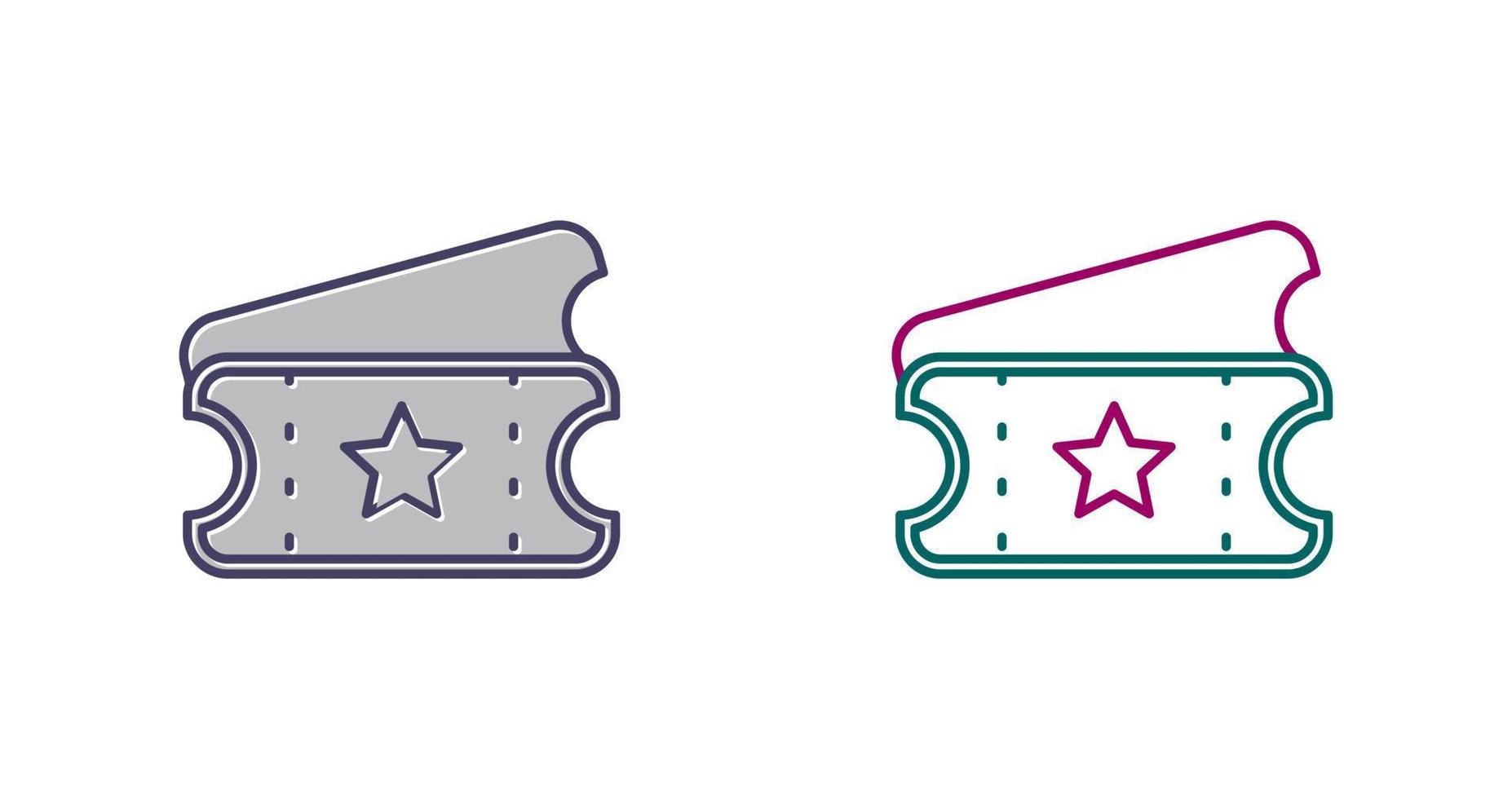 Ticket Vector Icon