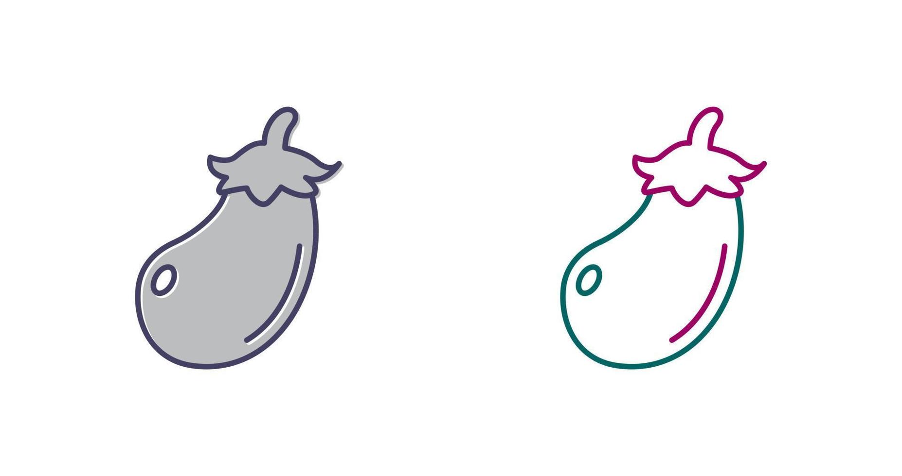 Eggplant Vector Icon