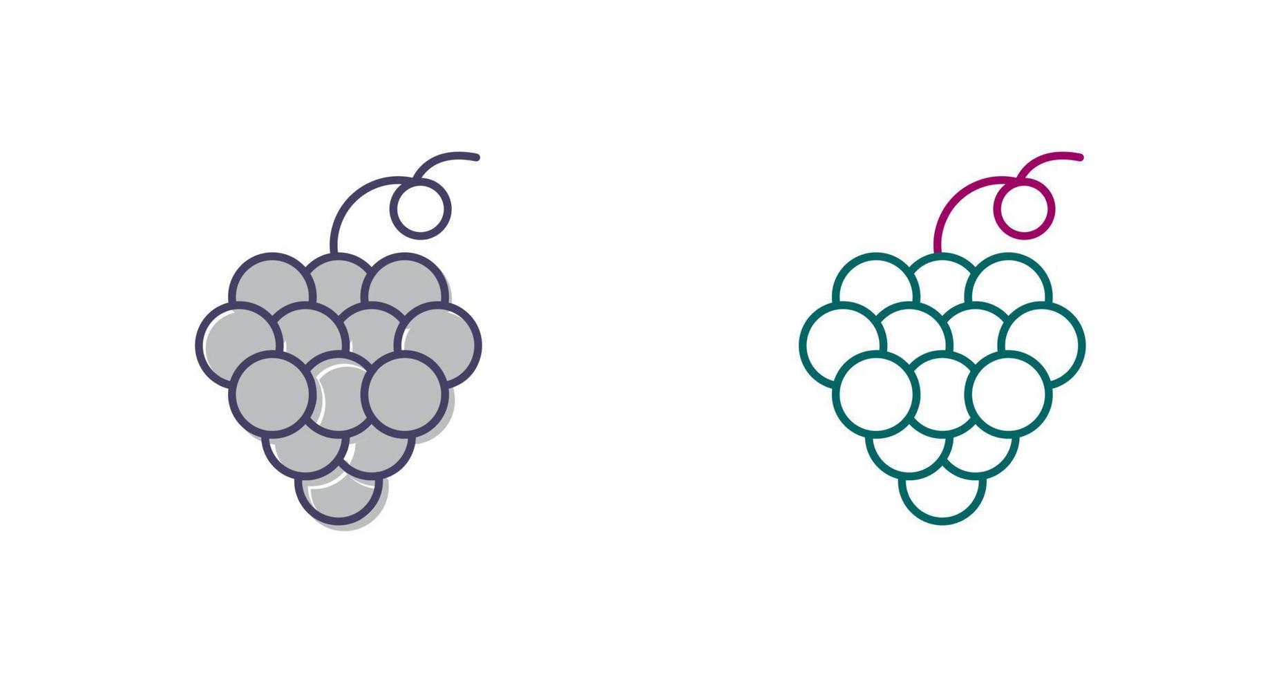 Grapes Vector Icon