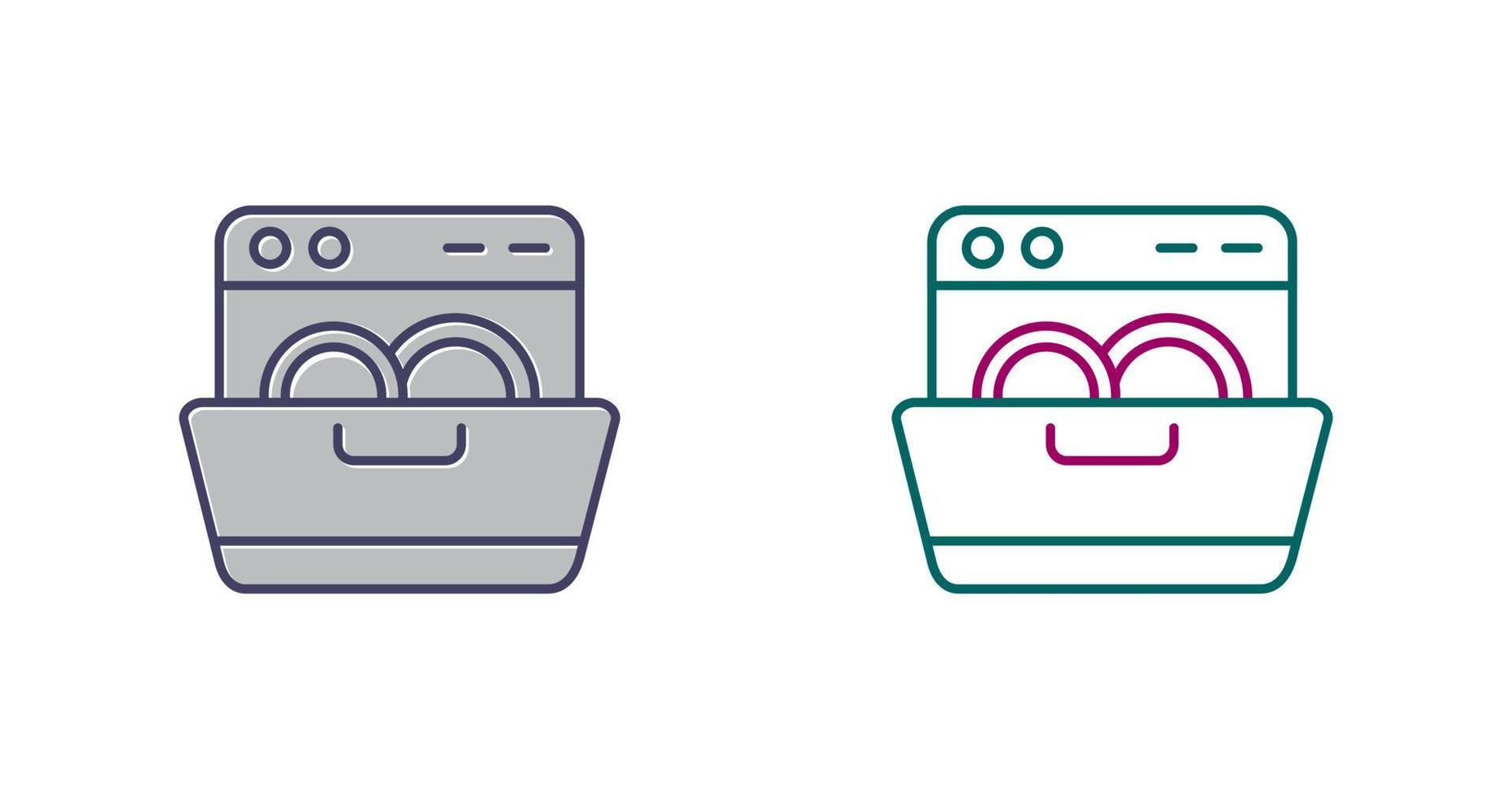 Dishwasher Vector Icon