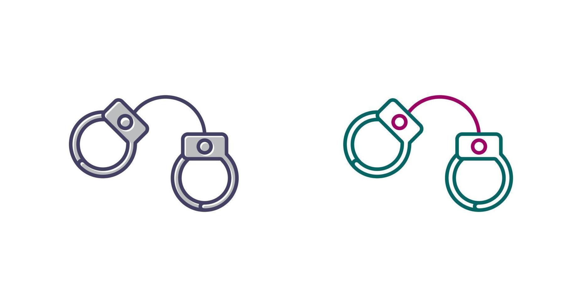 Handcuffs Vector Icon