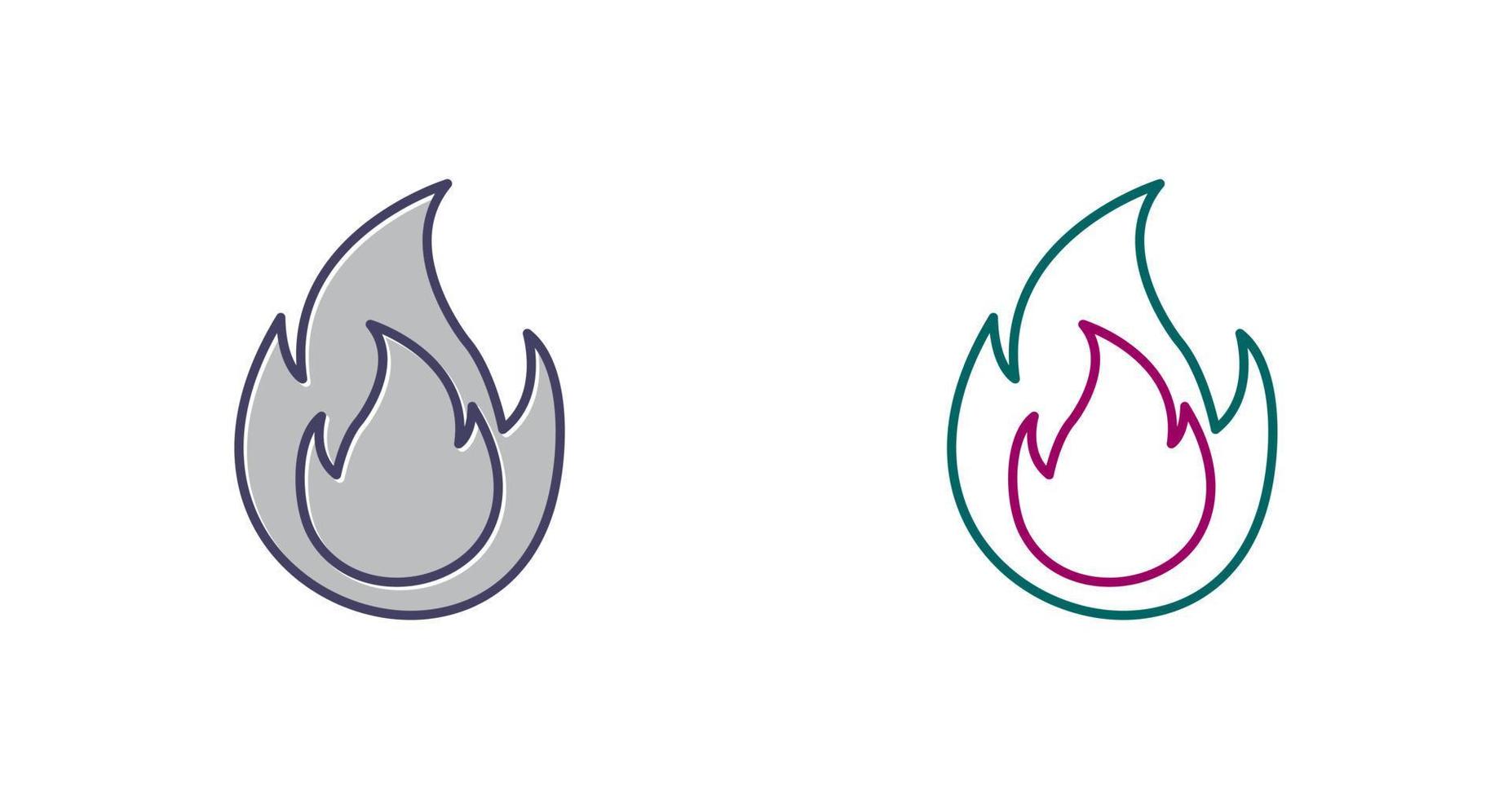 Flame Vector Icon