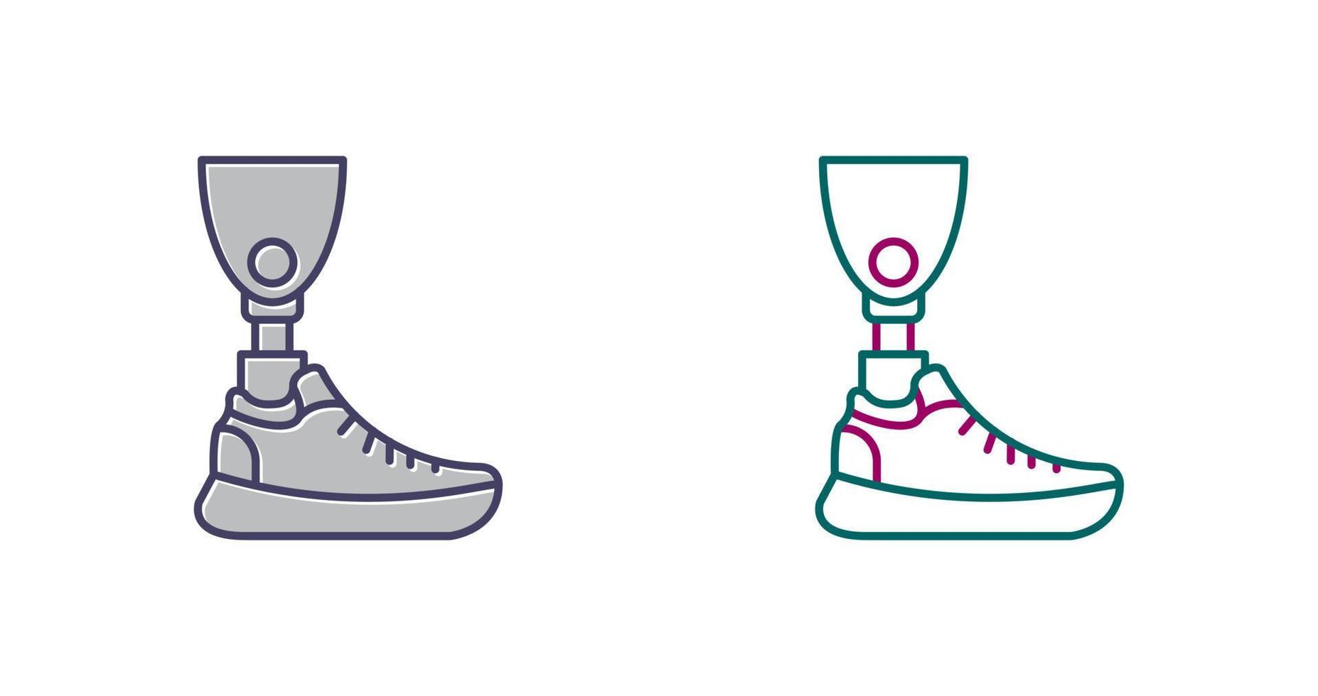 Prosthesis Vector Icon
