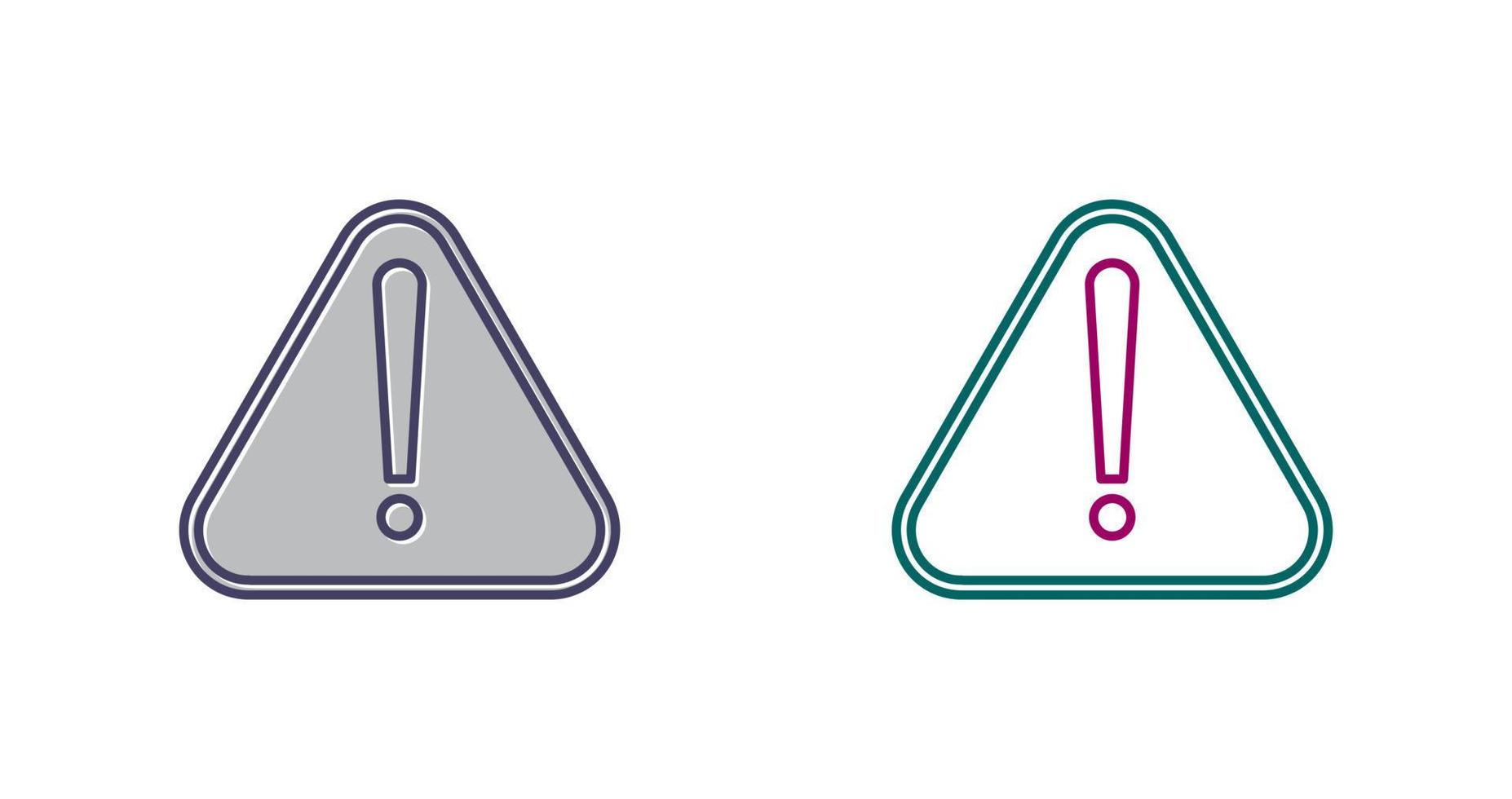 Warning Sign Vector Icon