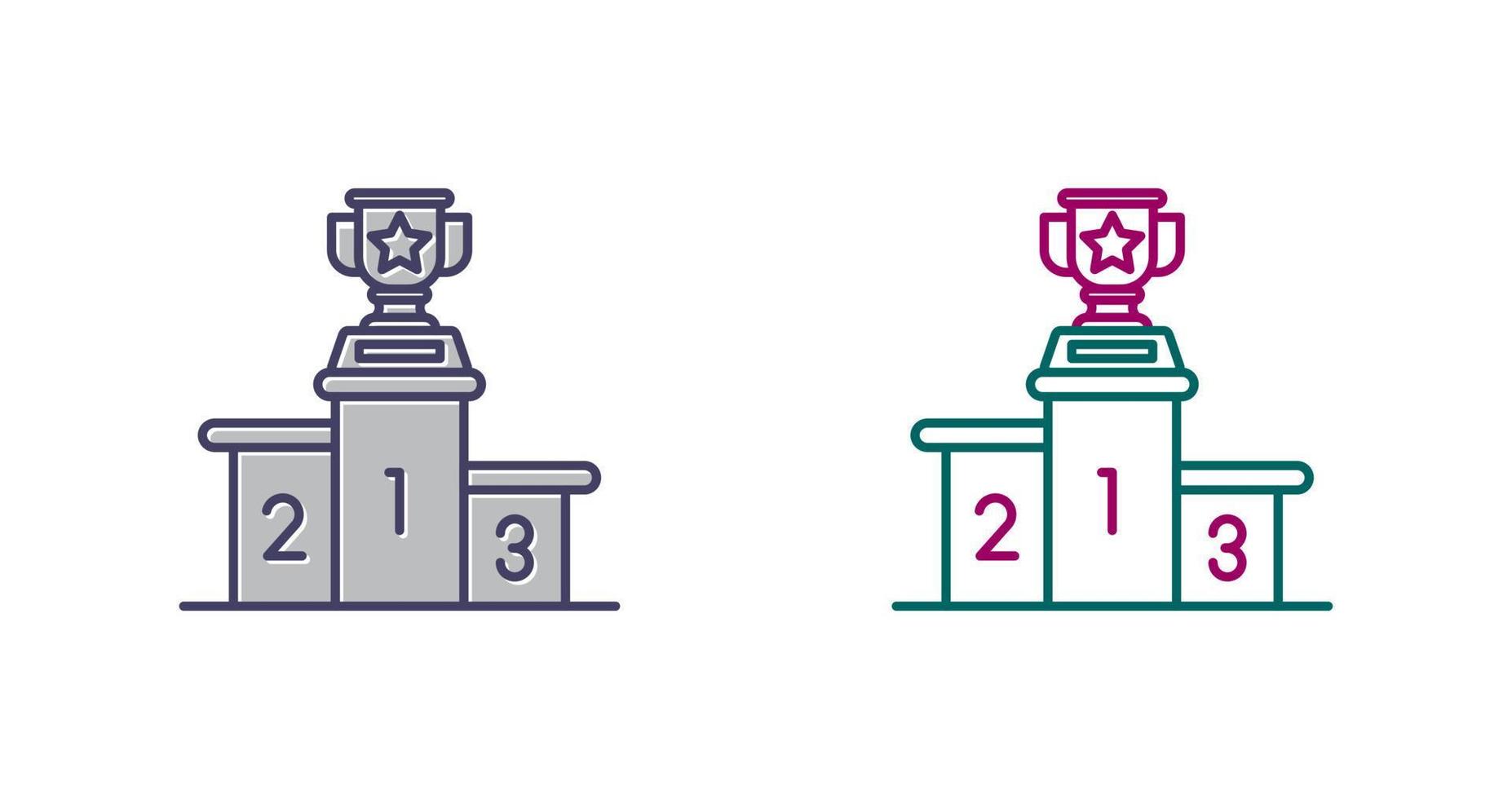 Podium Vector Icon