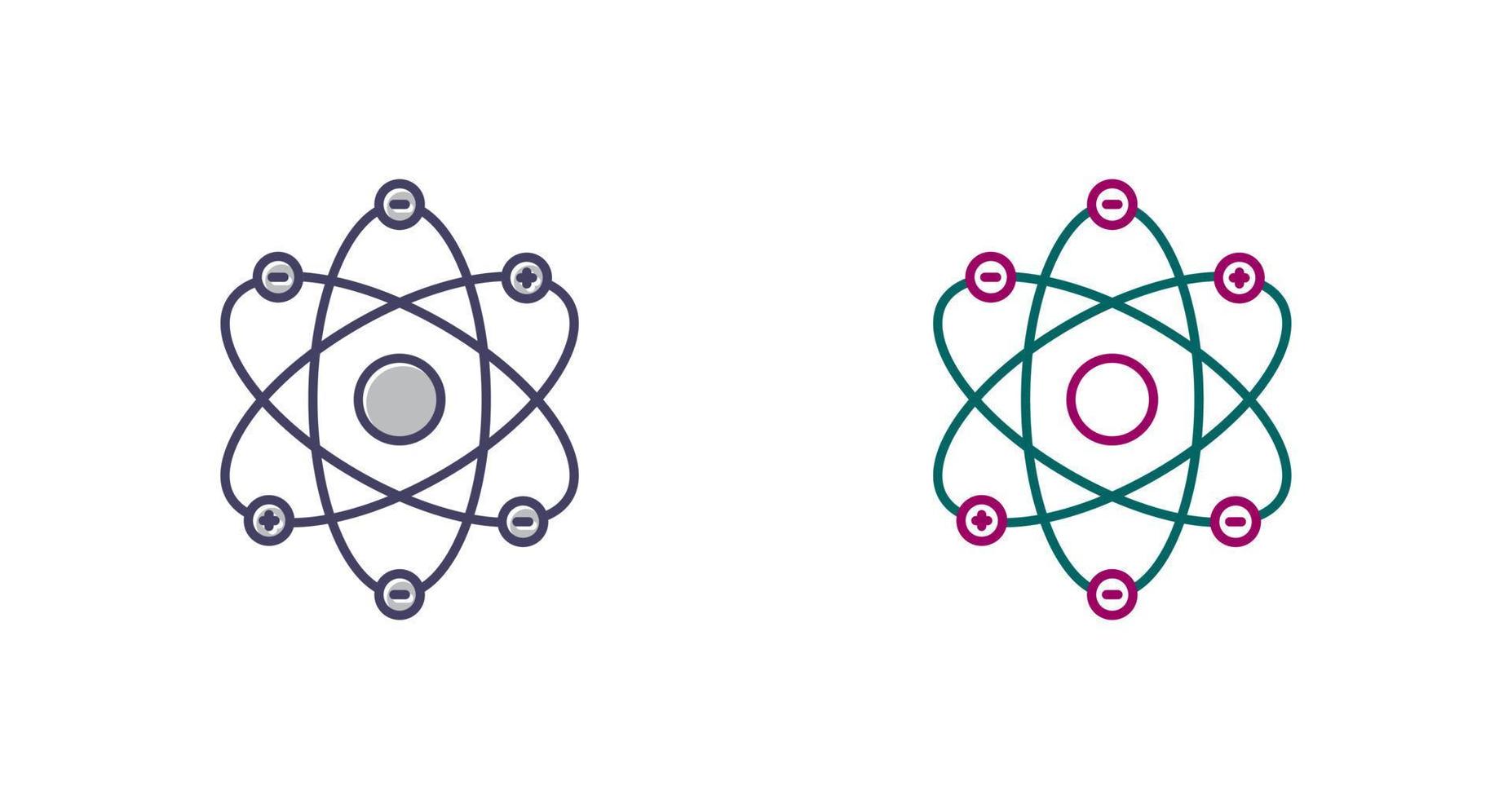 Atom Structure Vector Icon