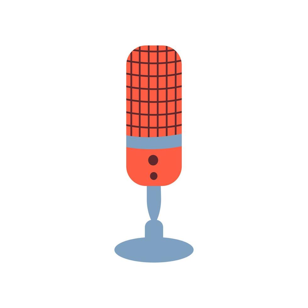 Microphone sign. Listening to podcast vector icon 2