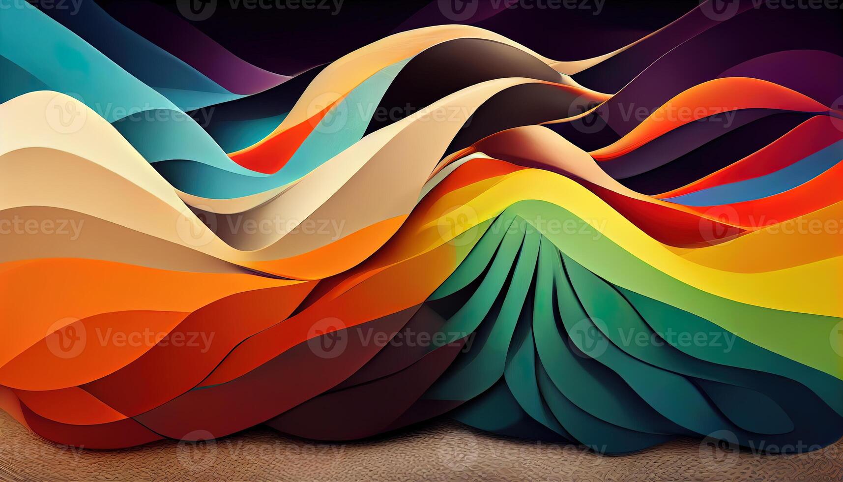 Colorful abstract stripes pride day background. photo