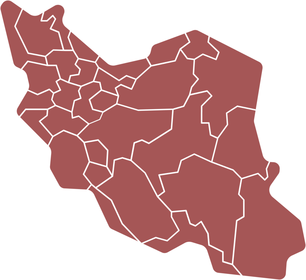 drawing of iran map. png