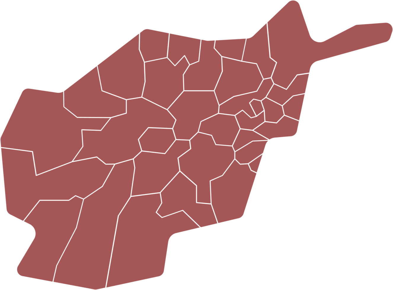 drawing of afghanistan map. png