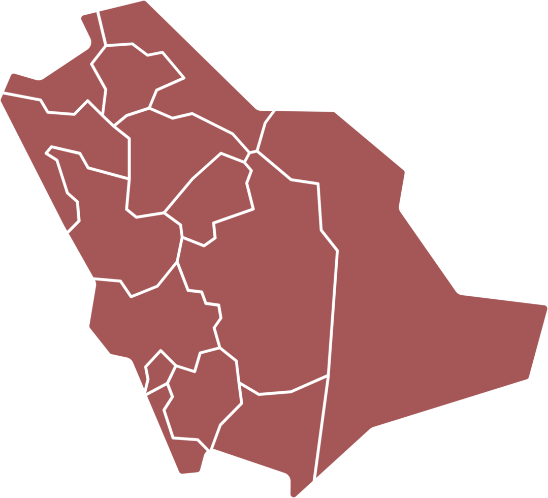 drawing of saudi arabia map. png